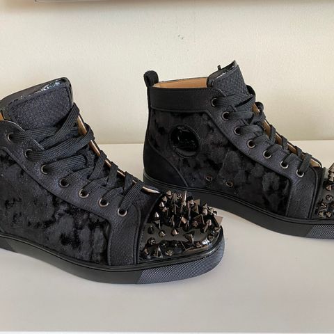 Christian Louboutin Lou Pik Pik Orlato High-Top Spiked Sneakers