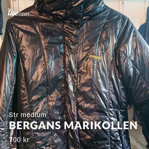 Bergans Marikollen jakke str M.