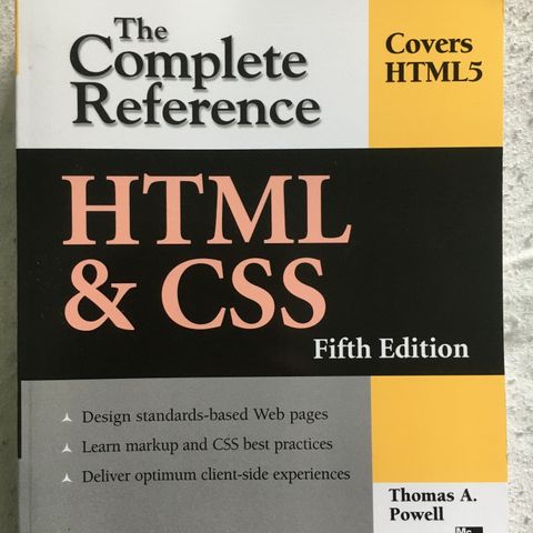 The complete reference HTML and CSS