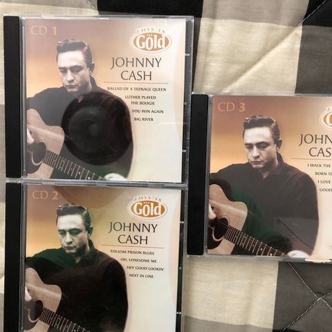 musik 3 stk Johnny Cash (!this is gold) 250kr for alle 3