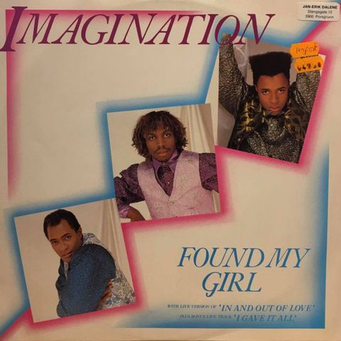 Imagination – Found My Girl ( 12", Single 1985)