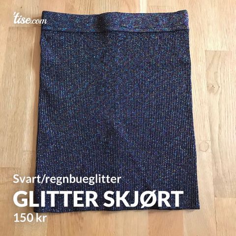 Glitter skjørt