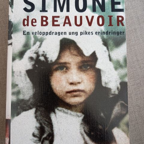 En veloppdragen ung pikes erindringer av Simone de Beauvoir