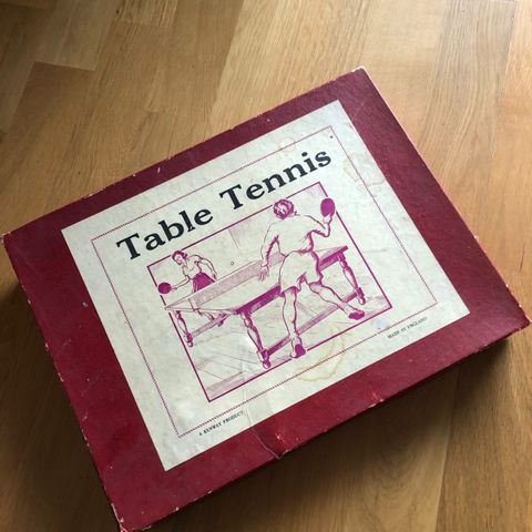 Bordtennis set fra 1950