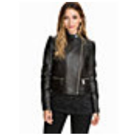 Ny Michael Kors skinnjakke leather jacket moto