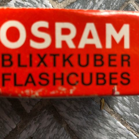 Osram Blixtkuber / Flashcubes