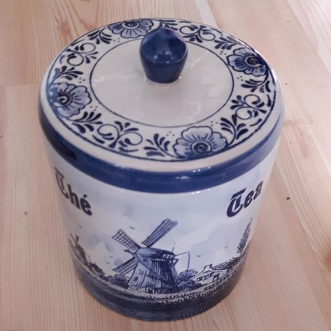 Tekrukke - håndmalt - Delft Blue