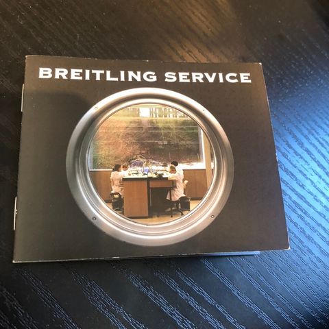 Breitling Service Booklet