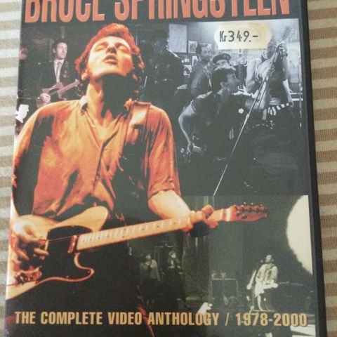 Bruce Springsteen, The complete video anthology/ 1978-2000