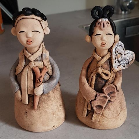 Korean earthenware decoration of korean folk(fairy) tale