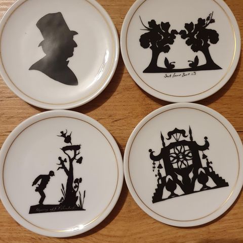 Bing & Grøndahl Hans Christian Andersen silhouette