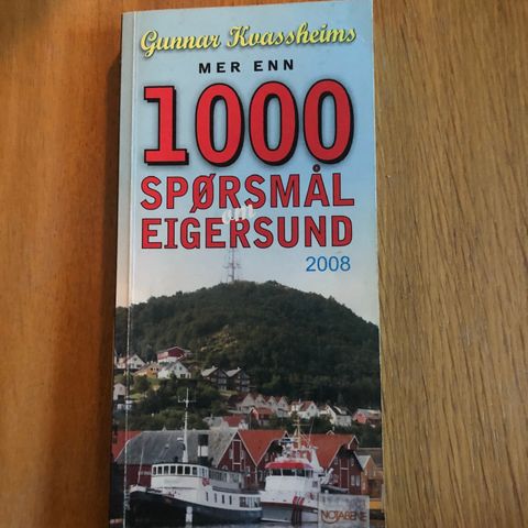 Mer enn 1000 spørsmål om Eigersund