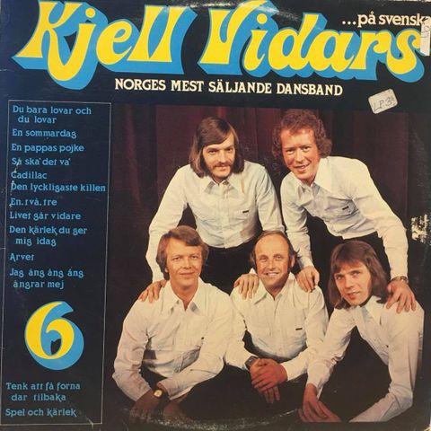 Kjell Vidars – 6. ...På Svenska. ( LP 1977)