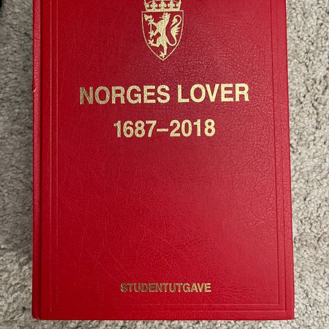 Norges Lover - studentutgave