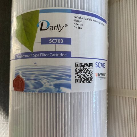 Darrly filter SC703 til massasjebad