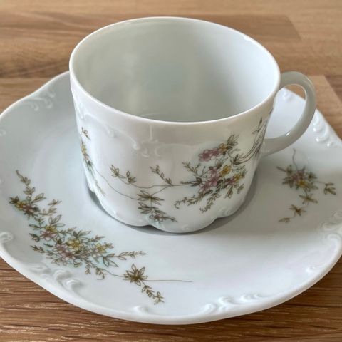 Rosenthal kaffeservice grønn ranke