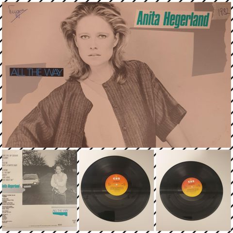 VINTAGE/RETRO LP-VINYL "ANITA HEGERLAND/ALL THE WAY 1983"