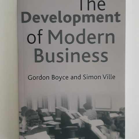 Development Of Modern Business