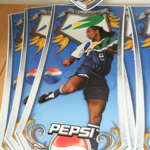 RONALDINHO/HENRY-PEPSI PLAKATER