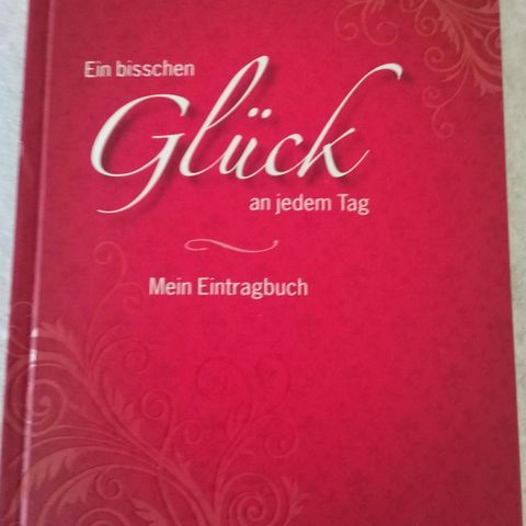 Fin og nyttig tyskspråklig Tagesbuch/dagbok med mange fine visdomsord. Ubrukt.