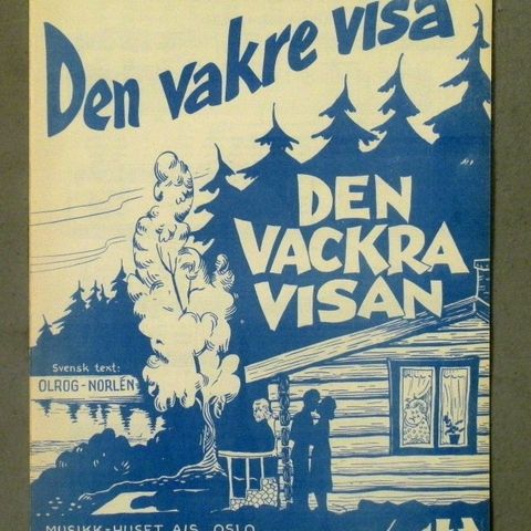 VIDAR SANDBECK Den vakre visa NOTEBLAD