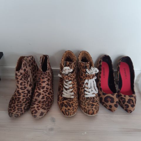 Leopard sko