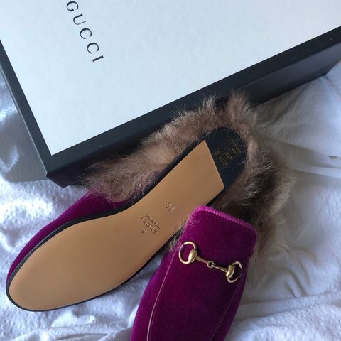 Gucci velvet slippers - Princetown str. 36