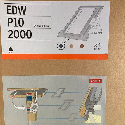 Monterings utstyr til Velux 94x160