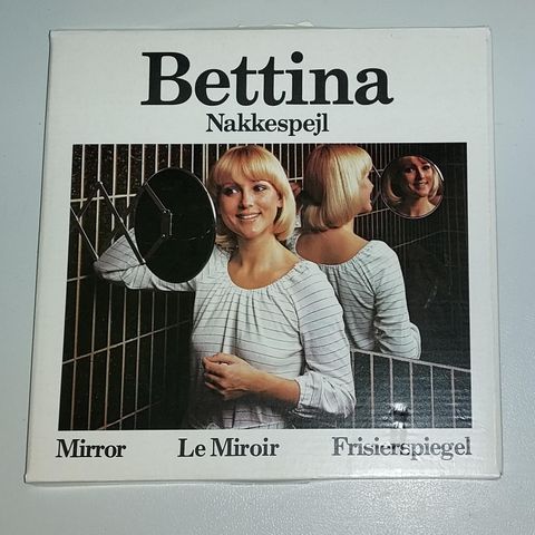 VINTAGE BETTINA NAKKESPEJL FRA DENMARK.