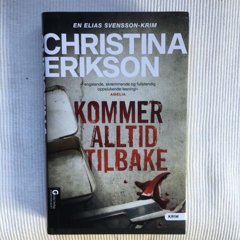 BokFrank: Christina Erikson; Ensom ulv (2020) / Kommer alltid tilbake (2019)