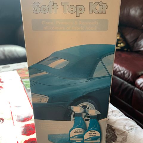 NY Kabriolet Soft Top Kit Cleaner 500 ml og  Protector 500 ml selges