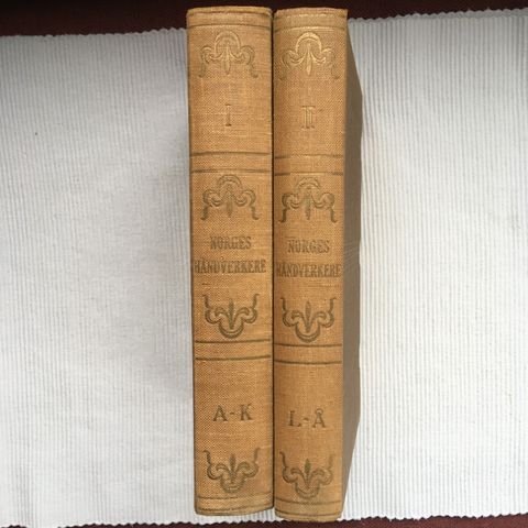 BokFrank: Victor Prydz; Norges håndverkere - bind I og II (1938)