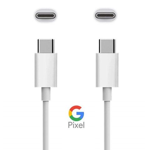 NY Google USB-C to Type C Sync Lade Kabel og GOOGLE FASTCHARGER 240V  - Gi BUD!
