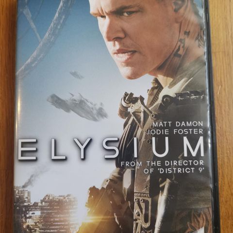 Elysium (DVD, Matt Damon, norsk tekst)