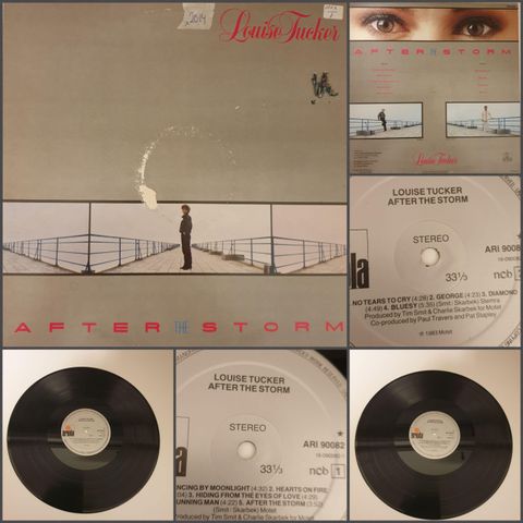 VINTAGE/RETRO LP-VINYL "LOUISE TUCER/AFTER THE STORM 1983"