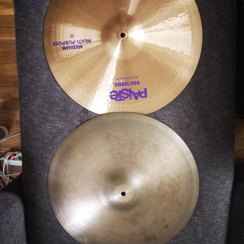 Paiste og Vintage Zildijan Crash/Rides Selges