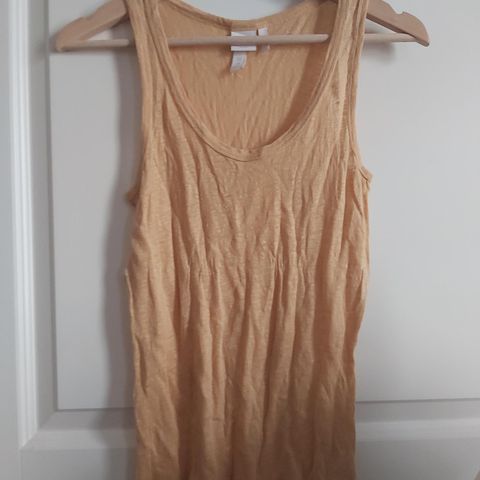 100% Linen. Singlet. Senepsgul.