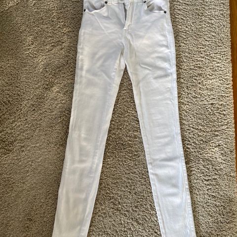 Hvit Dr Denim jeans str S