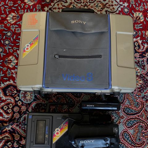 Sony video 8 AF-E fra 80-tallet!