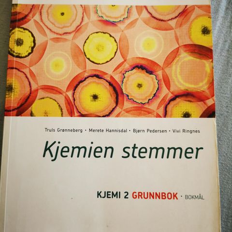 Kjemien  stemmer. Kjemi 2 Grunnbok.