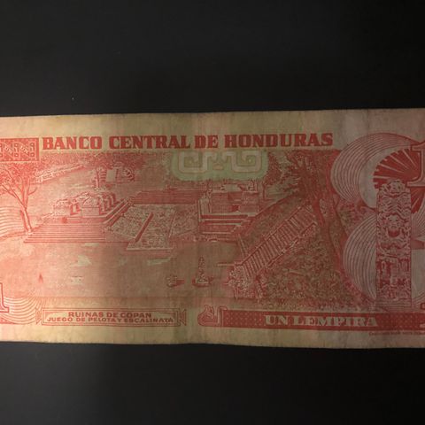 Seddel fra Honduras år 2006 (116K)