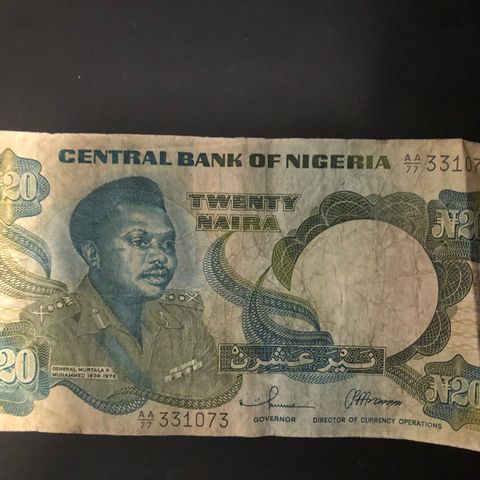 20 Naira, Nigeria år 2004. (114K)