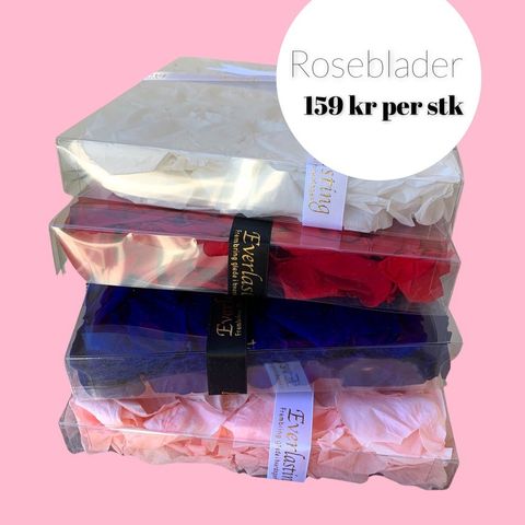 Ekte roseblader - 2 års varighet!