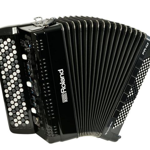 Roland FR-4XB BK knappespill sort v-accordion. Nyeste modell.