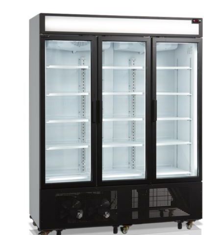 Tefcold display kjøleskap hvit 3 dørs 207 cm FSC1600H
