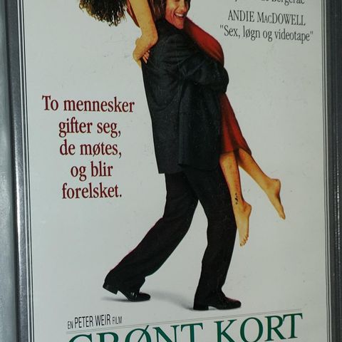 VHS BIG BOX.GRØNT KORT.