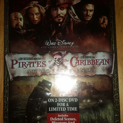 Pirates of the Caribbean - At World`s End. DVD. 2 Disc Limited Edition