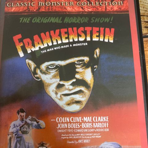 Frankenstein (Norsk tekst) Dvd 