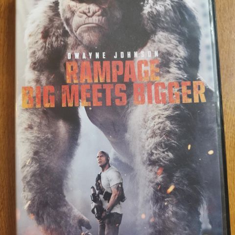 Rampage (DVD, norsk tekst, Dwayne Johnson)