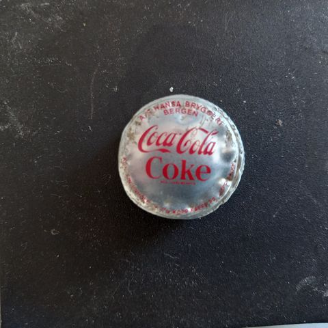 Coca Cola-Hansa Bergen- gammel skru korke